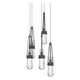Link 5-Light Clear Glass Pendant