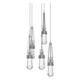 Link 5-Light Clear Glass Pendant