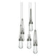 Link 5-Light Clear Glass Pendant