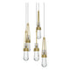 Link 5-Light Clear Glass Pendant