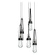Link 5-Light Clear Glass Pendant