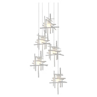Tura 5-Light Frosted Glass Pendant