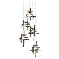 Tura 5-Light Frosted Glass Pendant