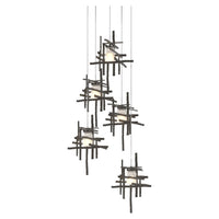 Tura 5-Light Frosted Glass Pendant
