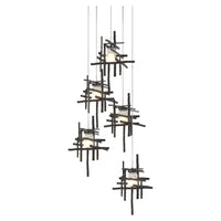 Tura 5-Light Frosted Glass Pendant
