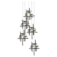 Tura 5-Light Frosted Glass Pendant