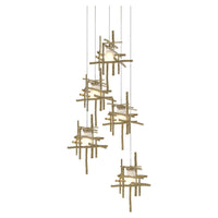Tura 5-Light Frosted Glass Pendant