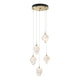 Chrysalis 5-Light Small Crystal Pendant