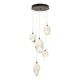 Chrysalis 5-Light Mixed Crystal Pendant