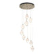 Chrysalis 9-Light Small Crystal Pendant