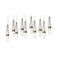 Link 10-Light Blown Glass Pendant
