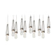 Link 10-Light Blown Glass Pendant