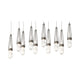 Link 10-Light Blown Glass Pendant