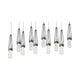 Link 10-Light Blown Glass Pendant