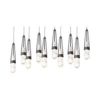 Link 10-Light Blown Glass Pendant