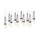 Link 10-Light Blown Glass Pendant