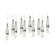 Link 10-Light Blown Glass Pendant