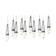 Link 10-Light Blown Glass Pendant