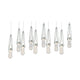 Link 10-Light Blown Glass Pendant