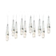 Link 10-Light Blown Glass Pendant
