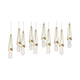 Link 10-Light Blown Glass Pendant