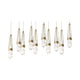Link 10-Light Blown Glass Pendant