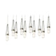 Link 10-Light Blown Glass Pendant