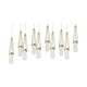 Link 10-Light Blown Glass Pendant