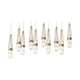 Link 10-Light Blown Glass Pendant