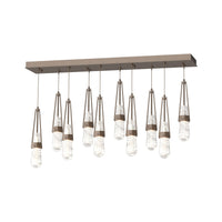 Link 10-Light Blown Glass Pendant