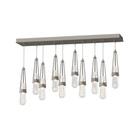 Link 10-Light Blown Glass Pendant