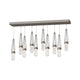 Link 10-Light Blown Glass Pendant
