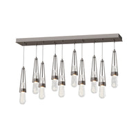 Link 10-Light Blown Glass Pendant
