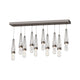 Link 10-Light Blown Glass Pendant