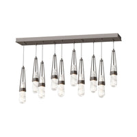 Link 10-Light Blown Glass Pendant