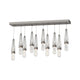 Link 10-Light Blown Glass Pendant