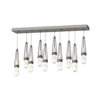 Link 10-Light Blown Glass Pendant