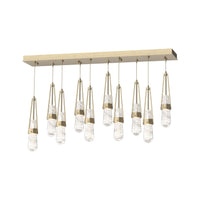 Link 10-Light Blown Glass Pendant