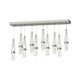 Link 10-Light Blown Glass Pendant