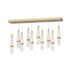 Link 10-Light Blown Glass Pendant