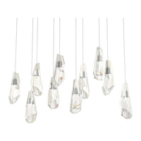 Luma 10-Light Large Crystal Pendant