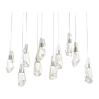 Luma 10-Light Large Crystal Pendant
