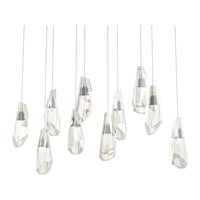 Luma 10-Light Large Crystal Pendant