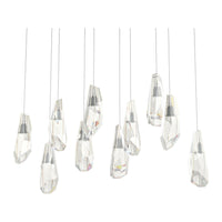 Luma 10-Light Large Crystal Pendant