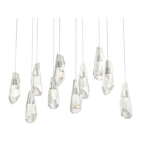 Luma 10-Light Large Crystal Pendant
