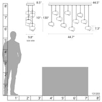 Ume 10-Light Pendant