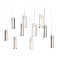 Exos Glass 10-Light Pendant