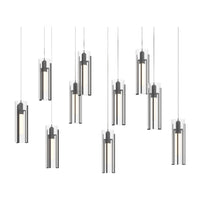Exos Glass 10-Light Pendant