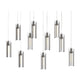 Exos Glass 10-Light Pendant
