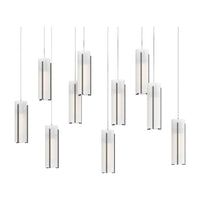 Exos Glass 10-Light Pendant